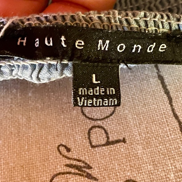 Haute Monde young contemporary Large denim blue stretchy NWT two small stains. - Picture 3 of 8